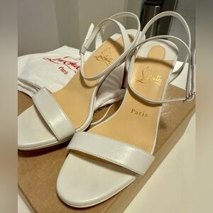 Christian Louboutin White Sandals